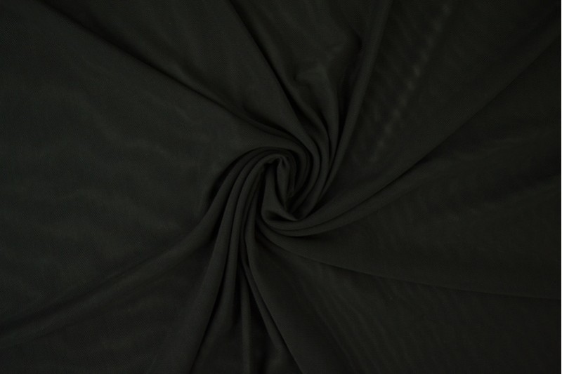 Lycra tule zwart