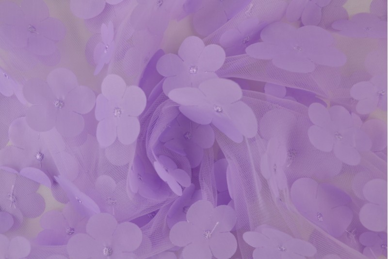Mesh flower lavendel