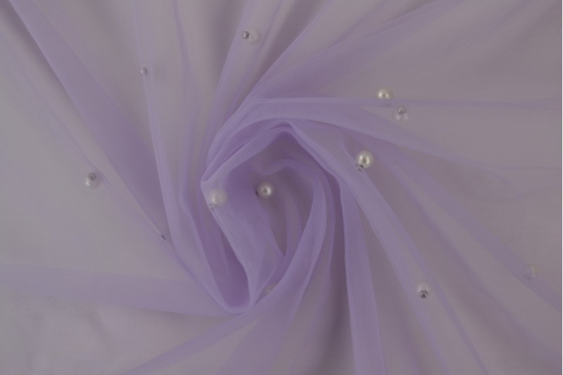Mesh pearls lavendel