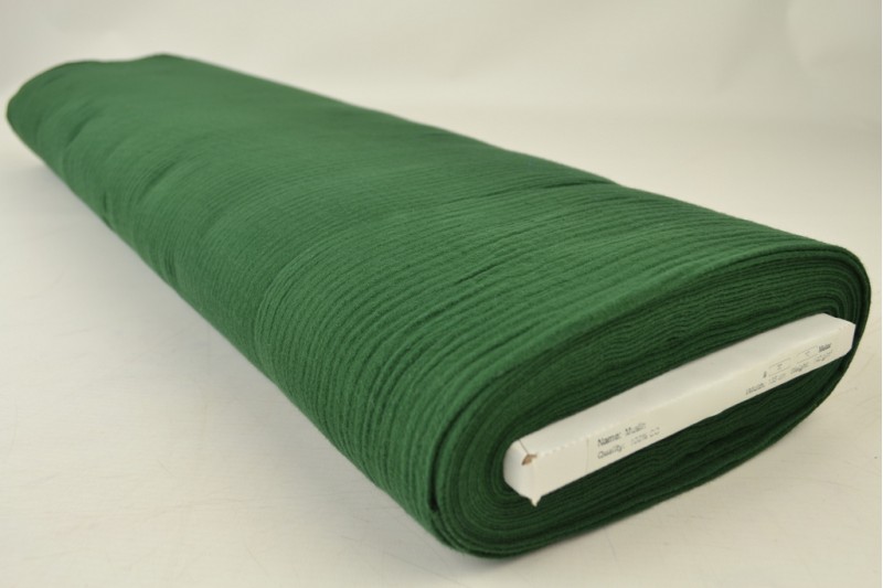 Mousseline (hydrofiel) donkergroen, rol