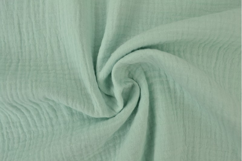 Mousseline (hydrofiel) licht mint