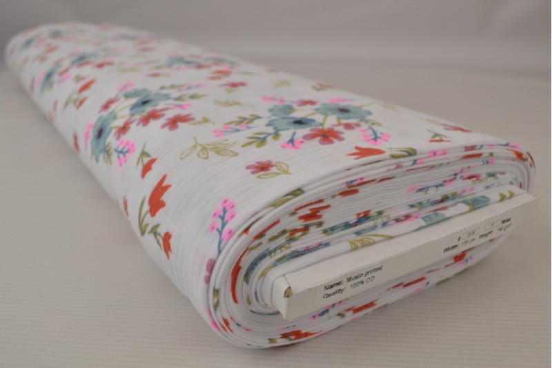 Mousseline print print 03-00, rol