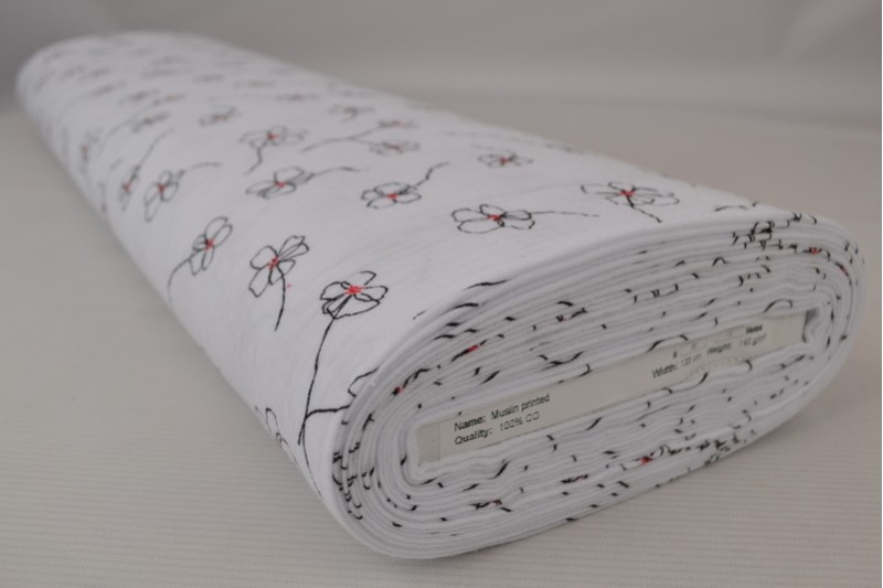 Mousseline print print 07-00, rol