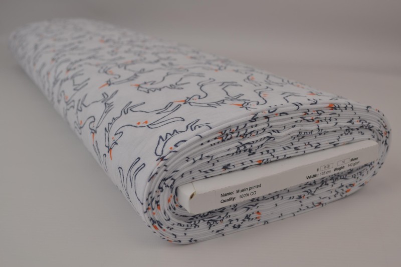Mousseline print print 11-00, rol