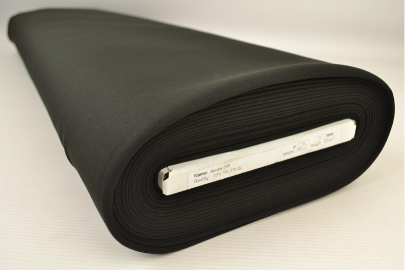 Neopreen 250 g/m² zwart, rol