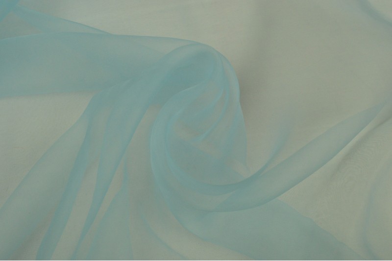 Organza lichtblauw