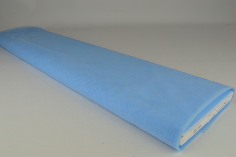 Organza lichtblauw, rol