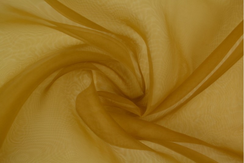 Organza donker okergeel