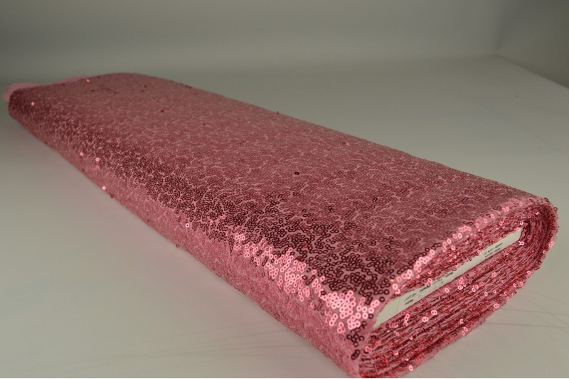 Pailletten klein babyroze, rol