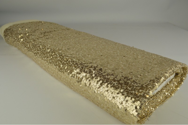 Pailletten klein champagne, rol