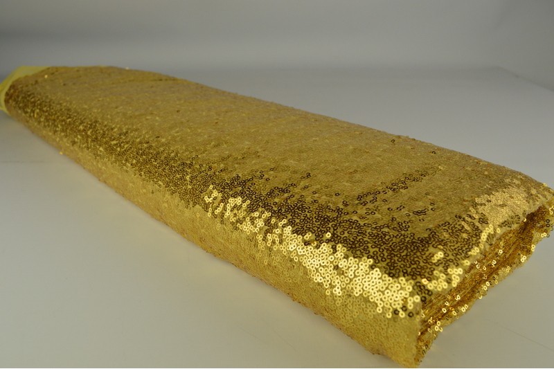 Pailletten klein goud, rol