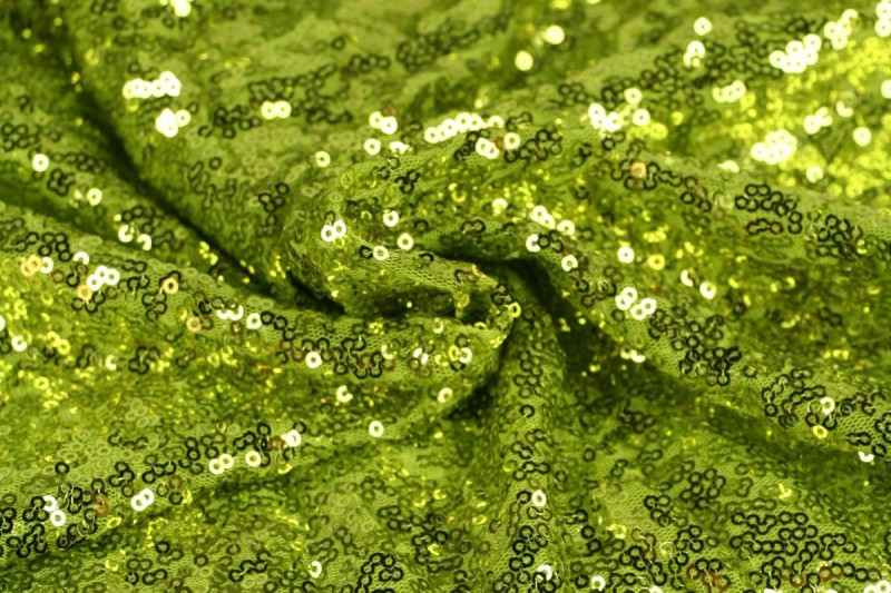 Pailletten klein lime groen