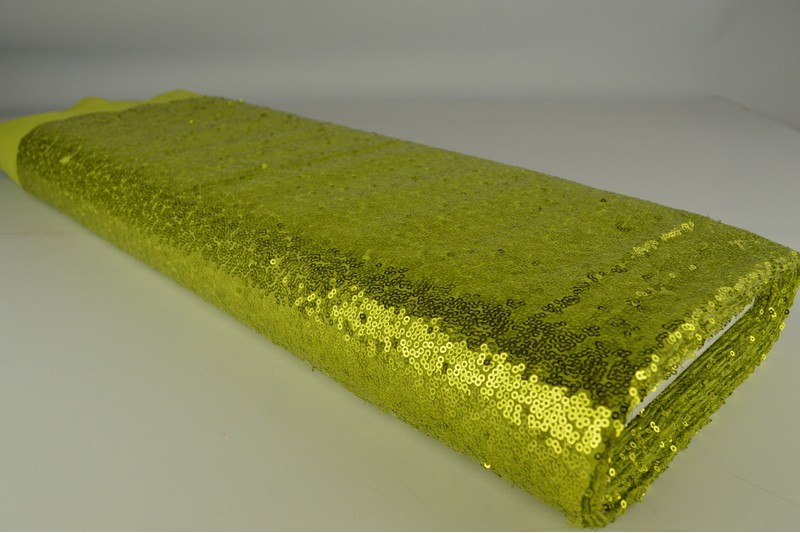 Pailletten klein lime groen, rol