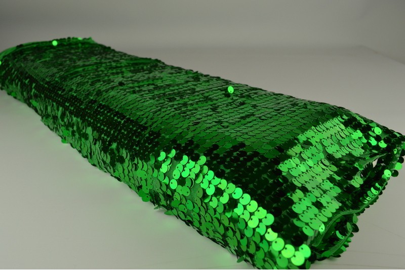 Pailletten XL groen, rol