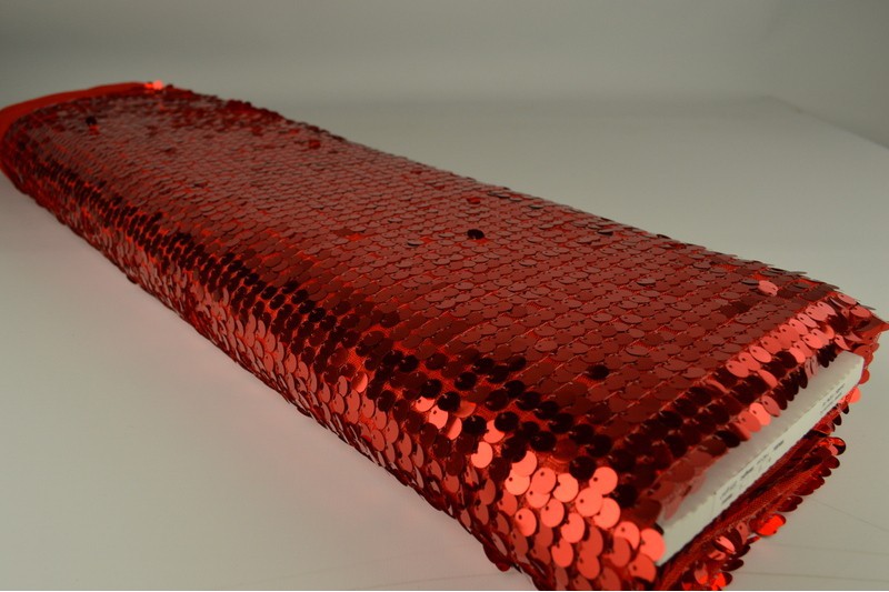 Pailletten XL rood, rol
