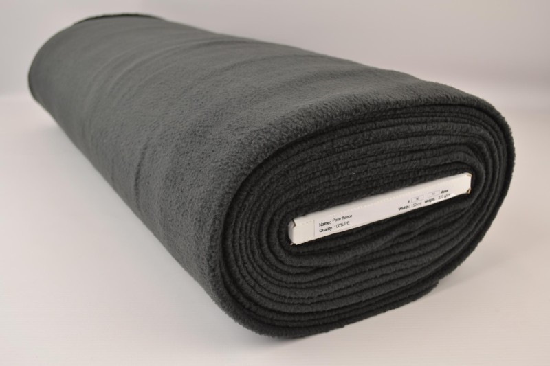 Polar fleece antraciet, rol