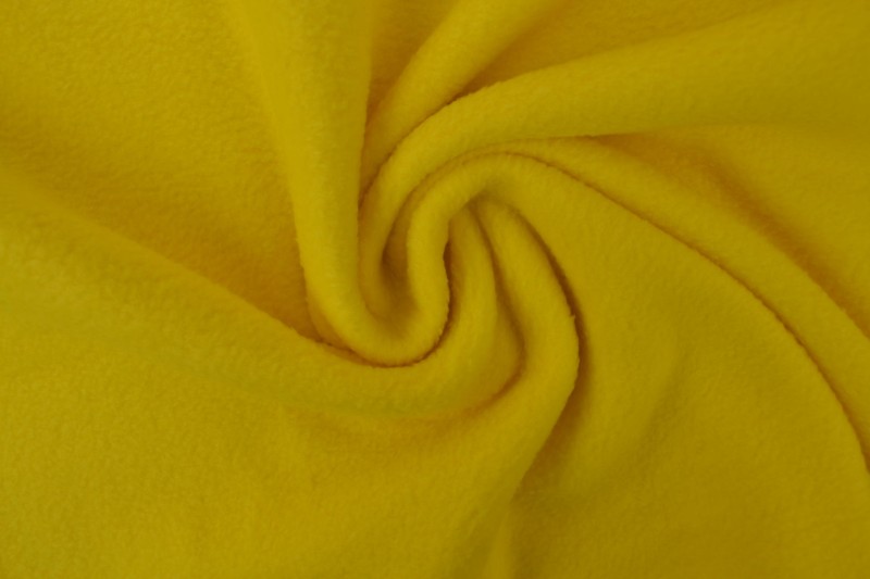Polar fleece geel