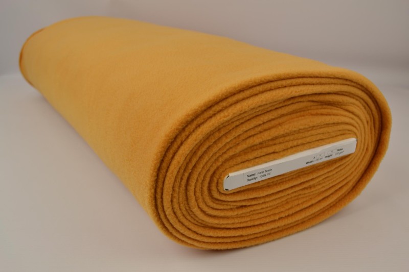 Polar fleece okergeel, rol