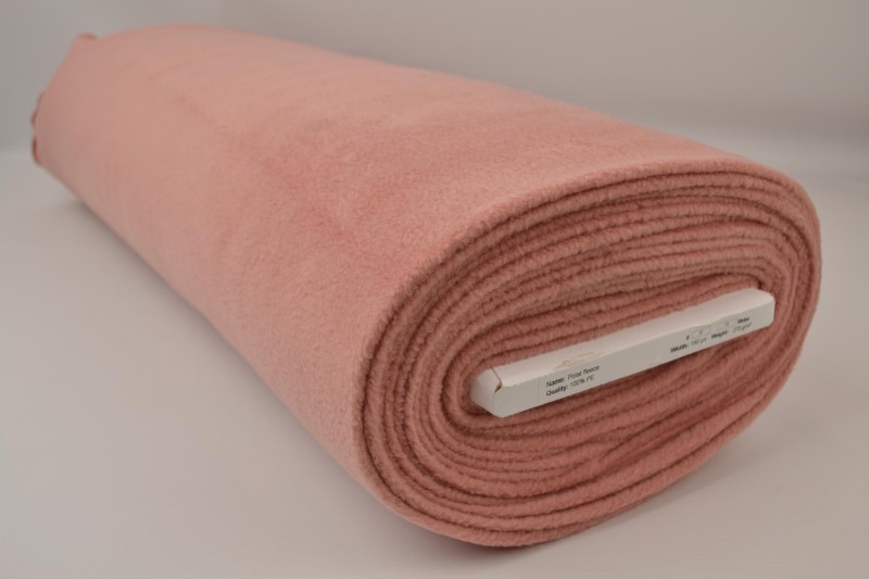 Polar fleece oud roze, rol