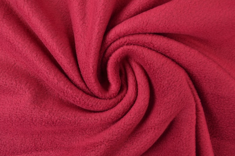 Polar fleece wijn rood