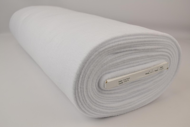Polar fleece wit, rol