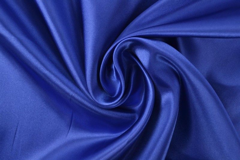Satijn blauw