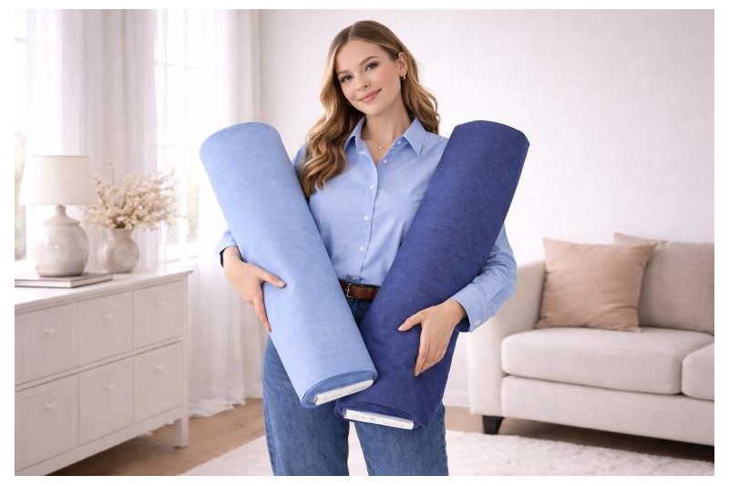 Denim chambray gewassen, toepassingsvoorbeeld