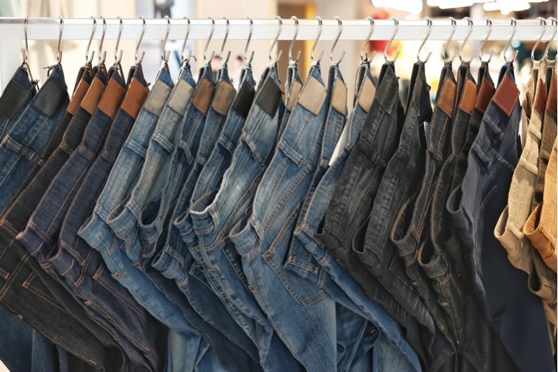 Jeans stretch gewassen