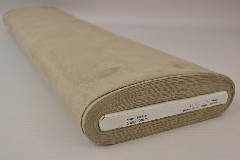 Suedine beige, rol