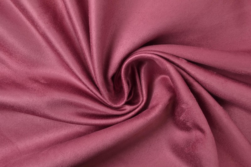 Suedine donker oud roze