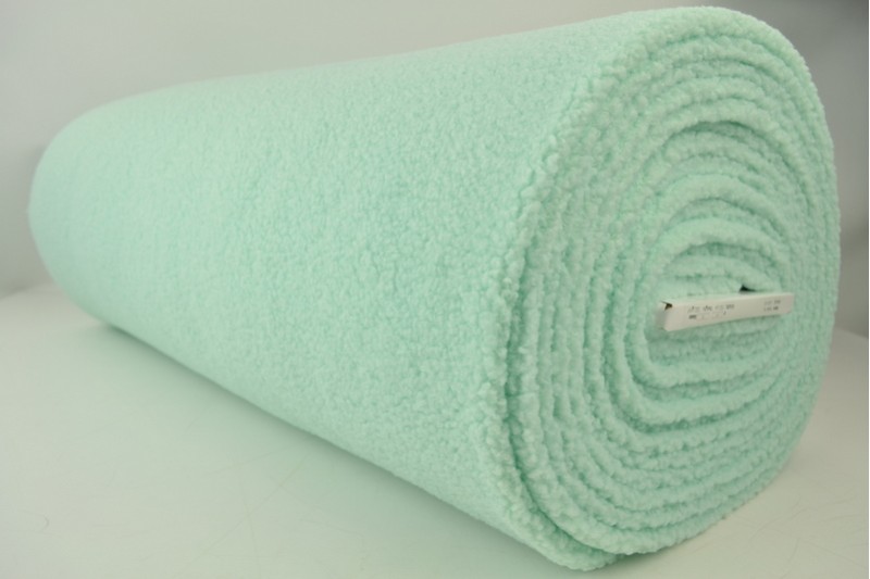 Teddy bont licht mint, rol