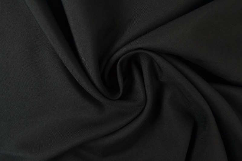 Brandvertragende terlenka 300 cm breed, zwart