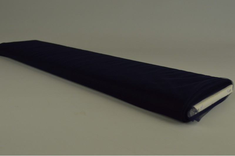 Tule zacht (bruidstule) navy