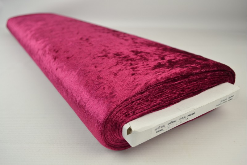 Velours de panne bordeaux, rol