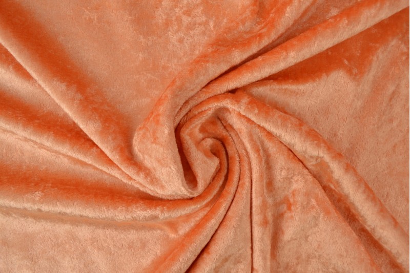 Velours de panne oranje