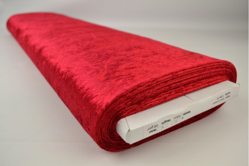 Velours de panne rood, rol