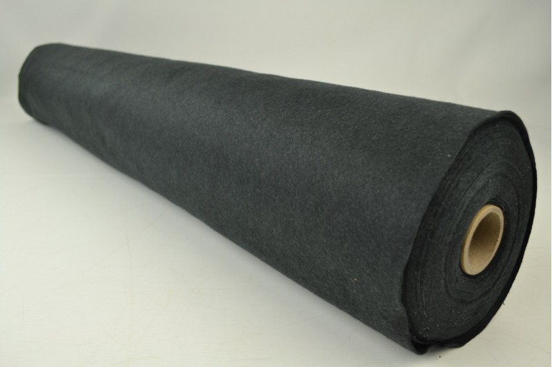 Vilt 1 mm antraciet, rol