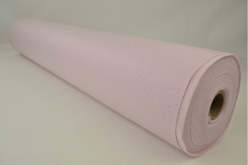 Vilt 1 mm babyroze, rol