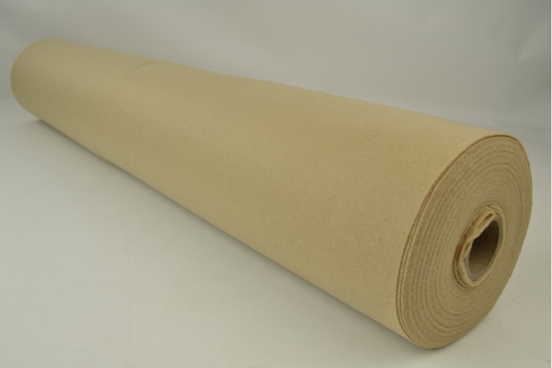 Vilt 1 mm beige, rol