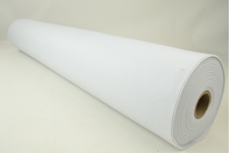 Vilt 1 mm wit, rol