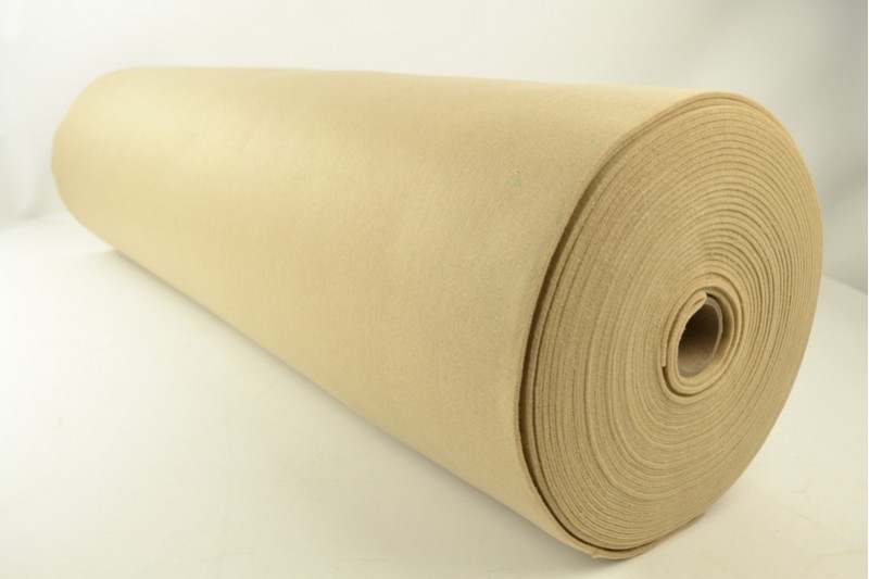 Vilt 3 mm beige, rol