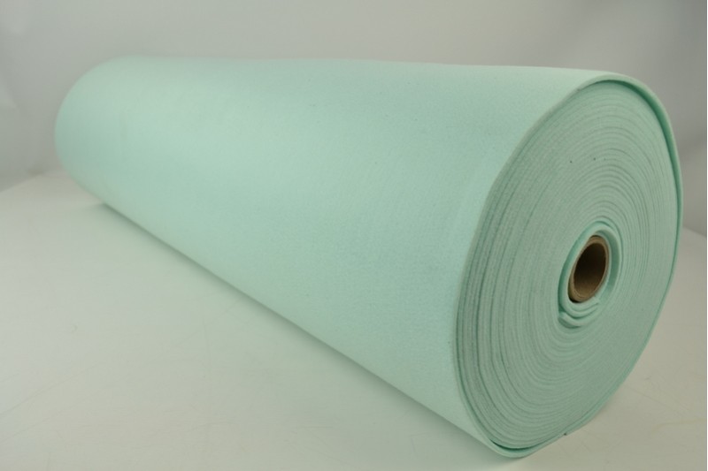 Vilt 3 mm licht mint, rol