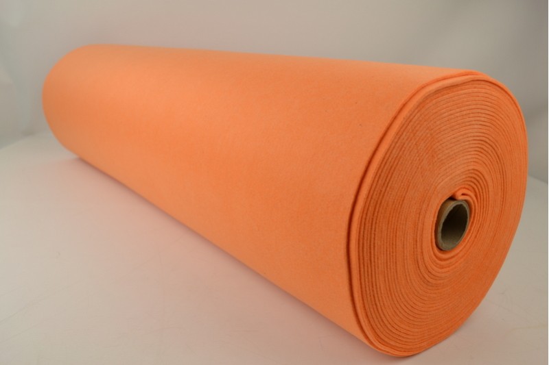 Vilt 3 mm oranje, rol