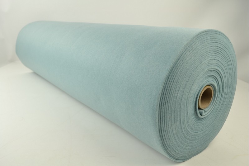 Vilt 3 mm oud groen, rol