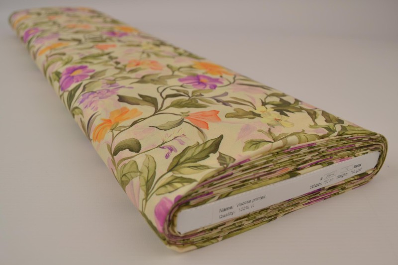 Viscose print 2093-02, rol