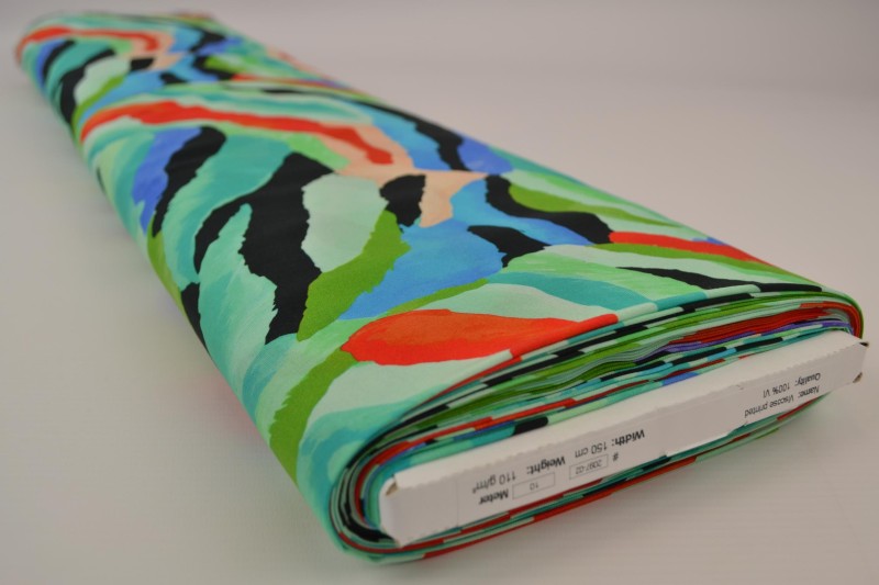 Viscose print 2097-02, rol