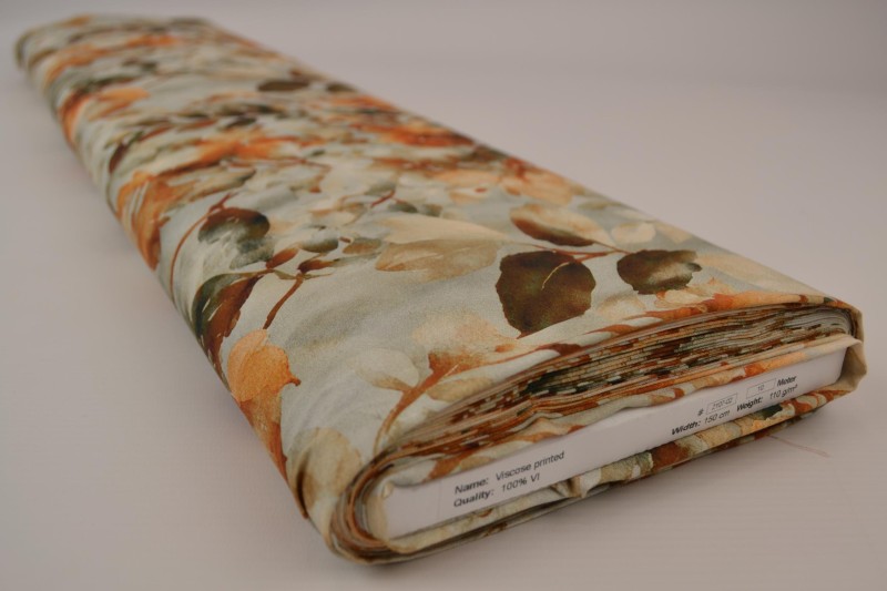 Viscose print 2107-02, rol