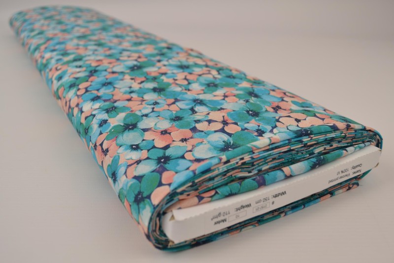 Viscose print 2157-01, rol