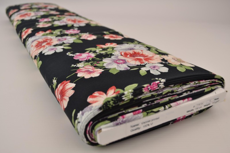 Viscose print 71187-03, rol