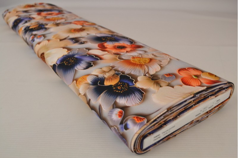 Viscose print digitaal 0322-01, rol